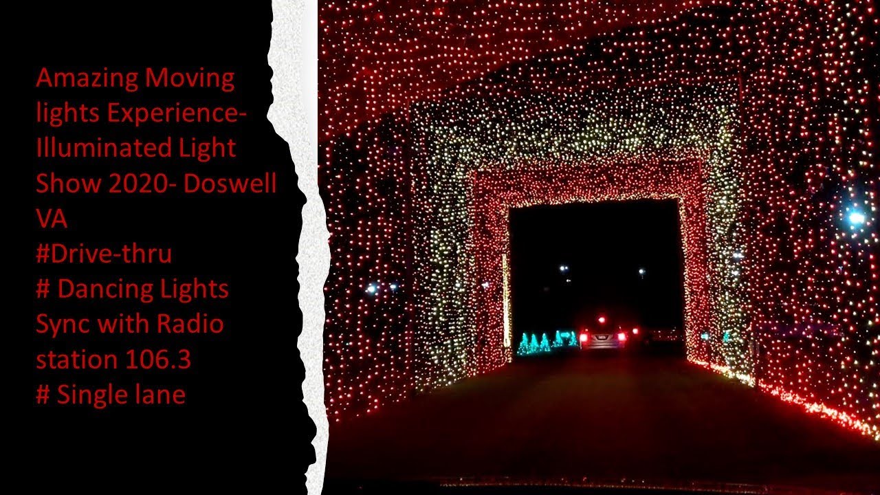 Amazing Drive-Thru Illuminate Light Show - Doswell at The Meadow Event Park!!