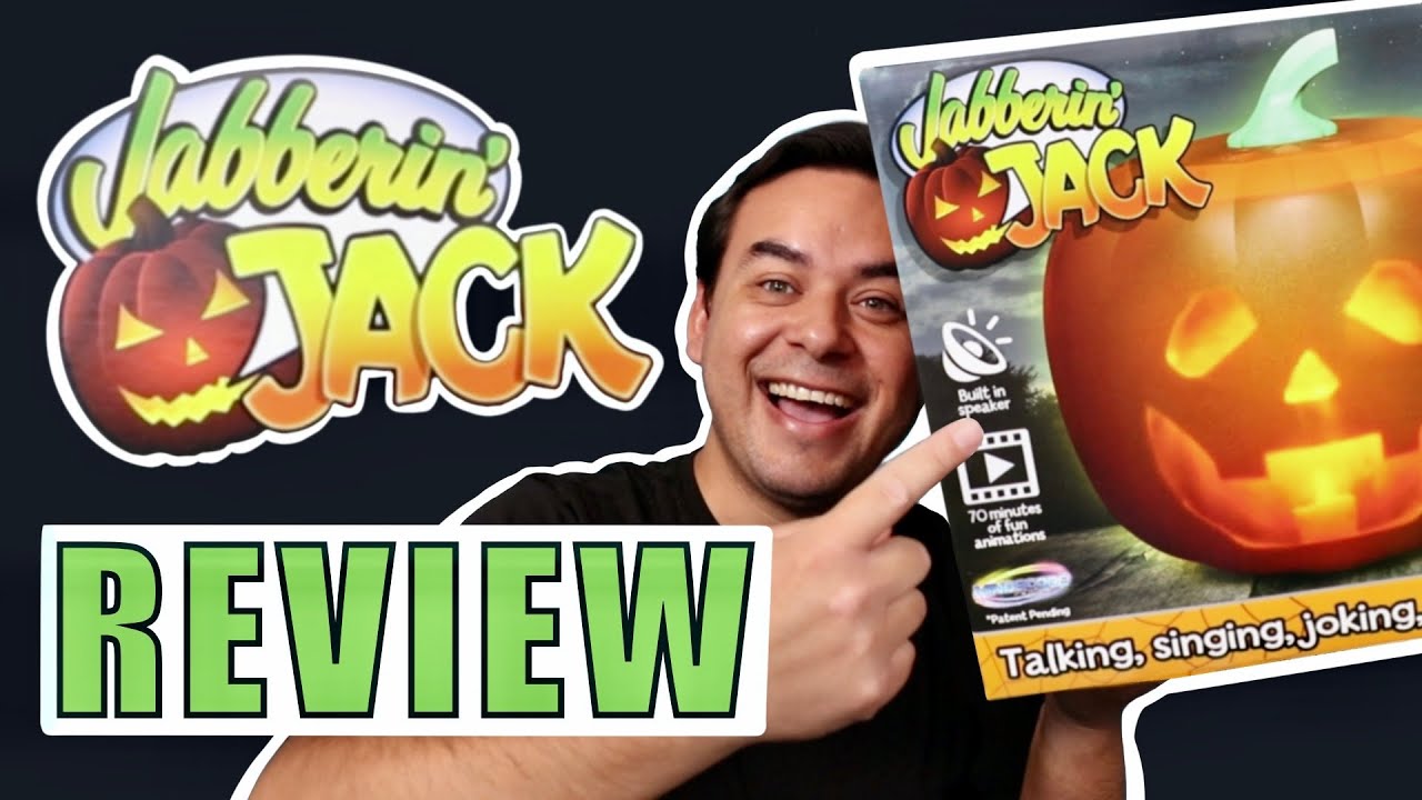 JABBERIN’ JACK PUMPKIN REVIEW | Jabberin’ Jack Animated Talking Pumpkin | Halloween Gadgets Part 1