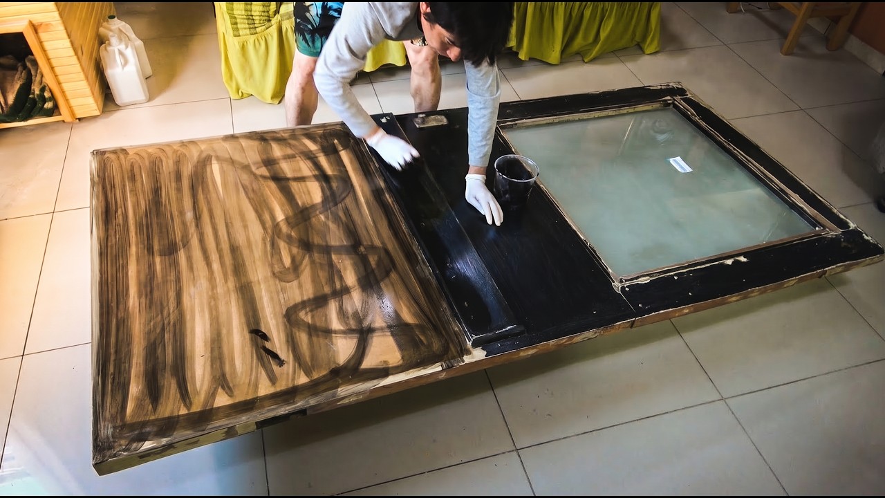 ¿COMO PINTAR UNA PUERTA VIEJA DEL EXTERIOR Y CONVERTIRLA EN NUEVA? Sin Usar Maquinas #diy Luis Lovon