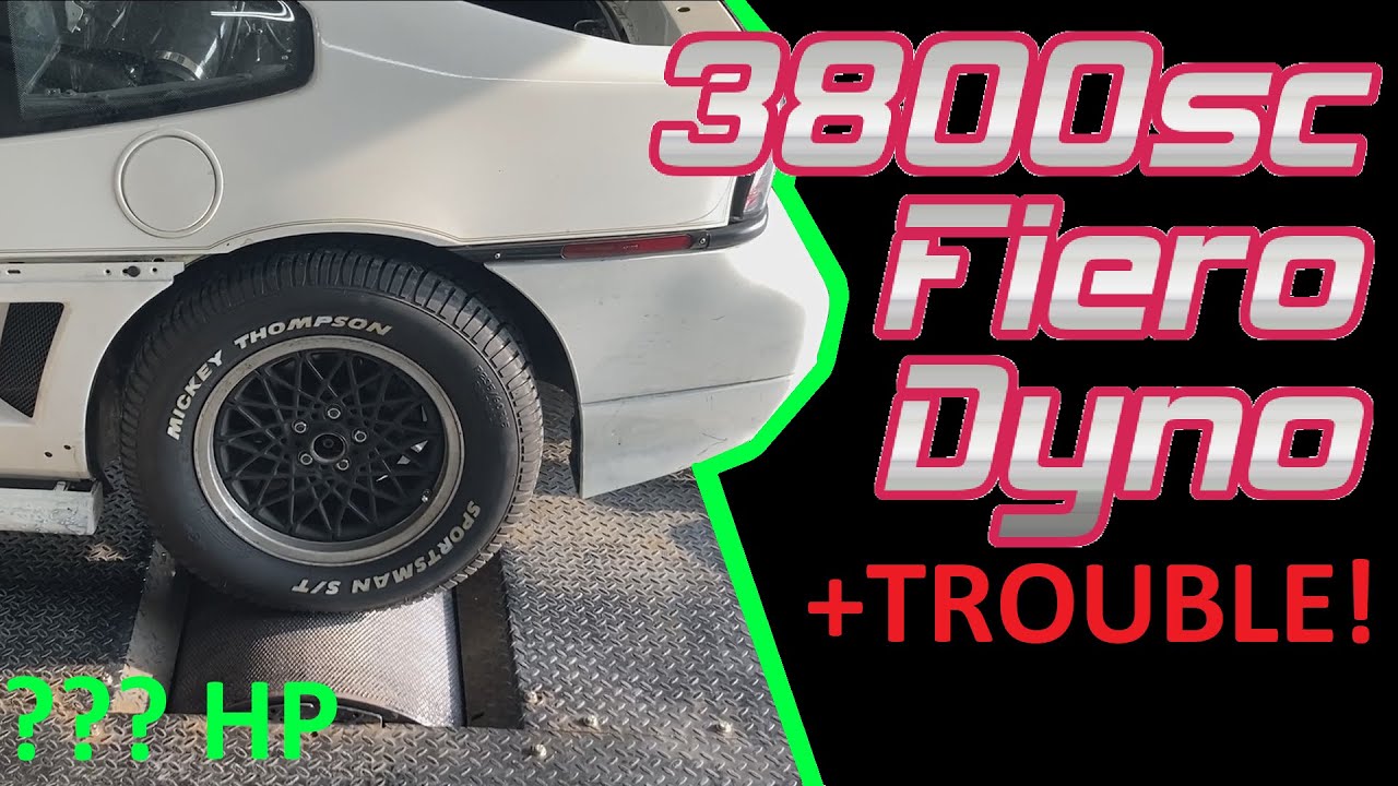 Dyno Testing the XPZ 3800 Supercharged Fiero + TROUBLES!!!