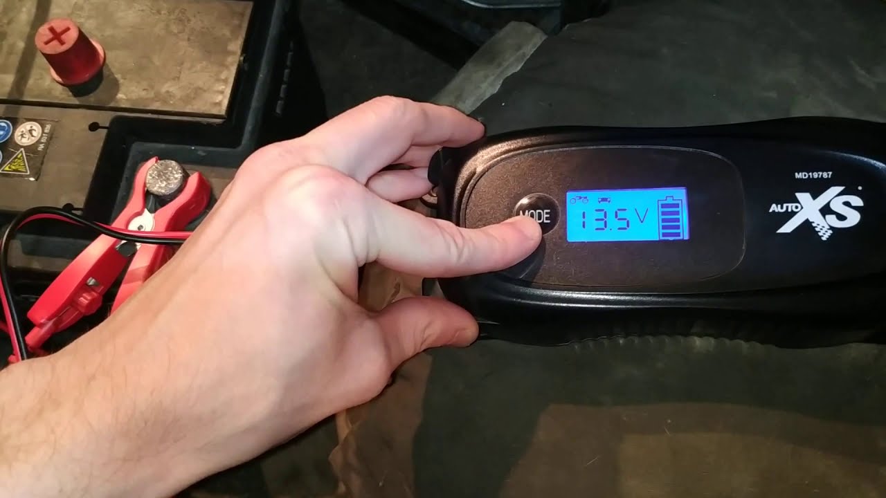 AutoXS Car Battery Charger MD19787 (Testing in Use) | Aldi aut&oacute;s t&ouml;ltő