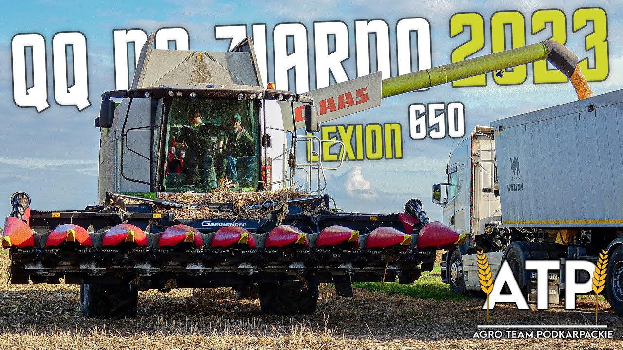 🍁Żniwa z Lexionem!🍁Przesypany zbiornik🌽QQ 2023 w GR.Bajserowicz 🌽Class Lexion 650🍁