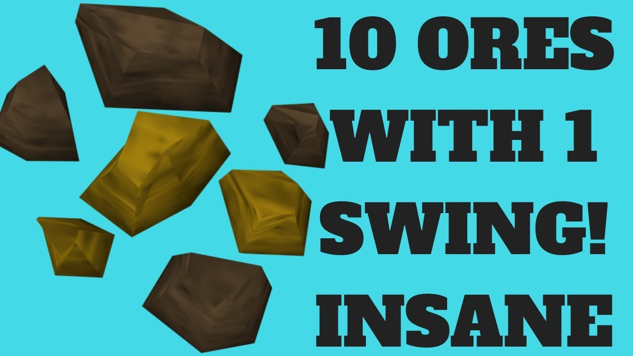 Mining 10 Ores With 1 Swing! OVERPOWERED Mining Money Making Method | RS3 2019
