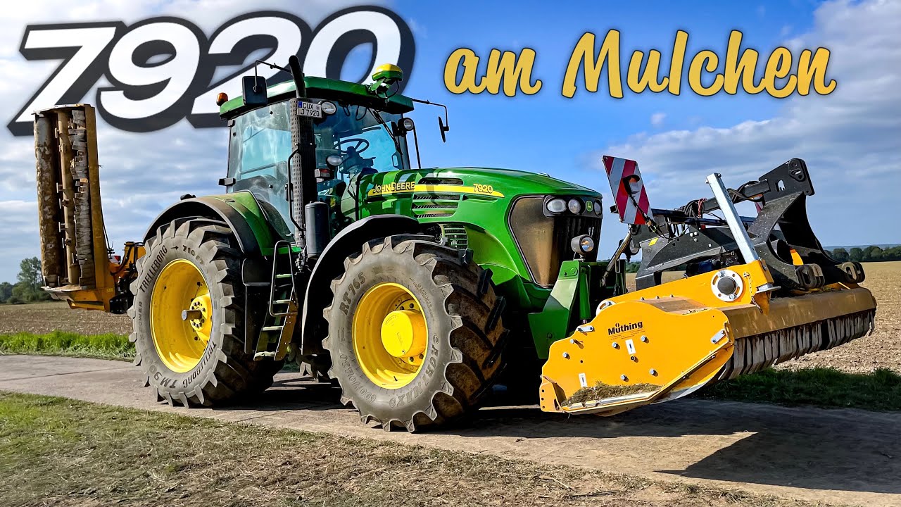 Let's Drive John Deere 7920 mit Müthing PRO Vario💪 | Mais 2021 | 4K (UHD)