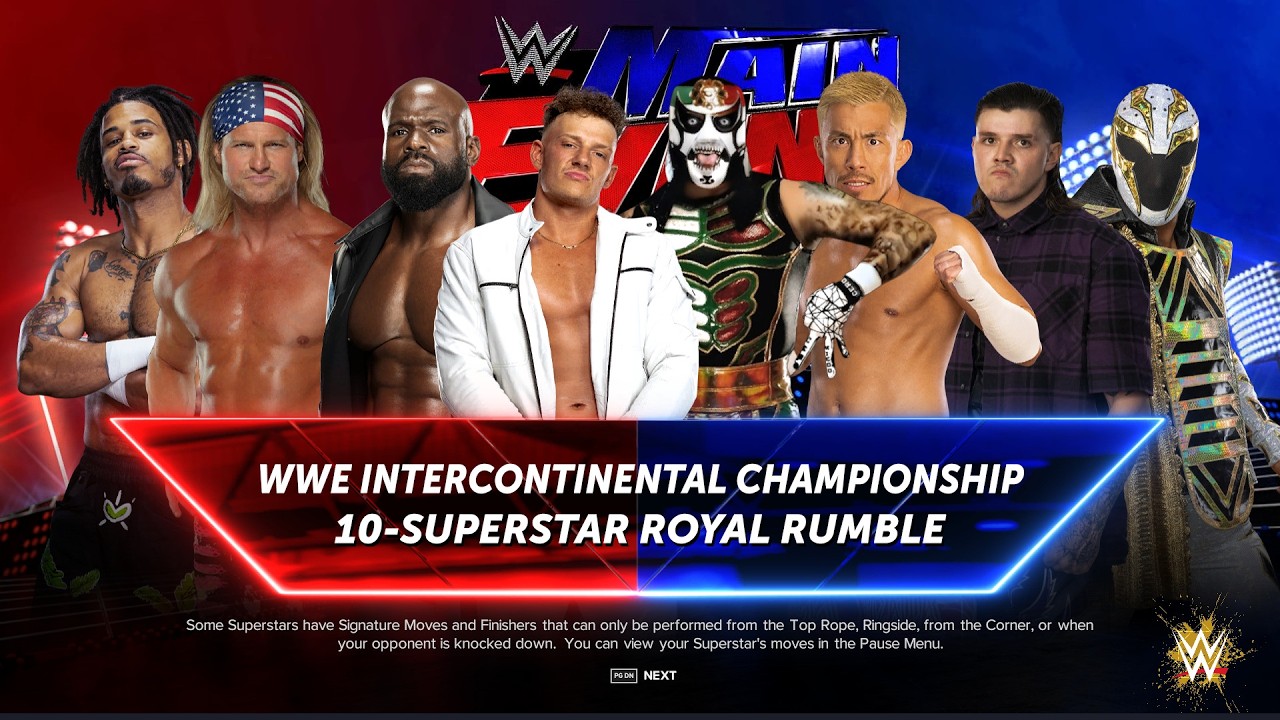 10 Men. One Title. Chaos Begins! – Intercontinental Royal Rumble 2026 | WWE 2K24