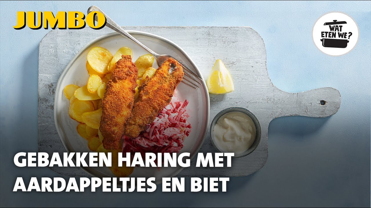 Wat eten we? Gebakken haring met aardappeltjes en biet