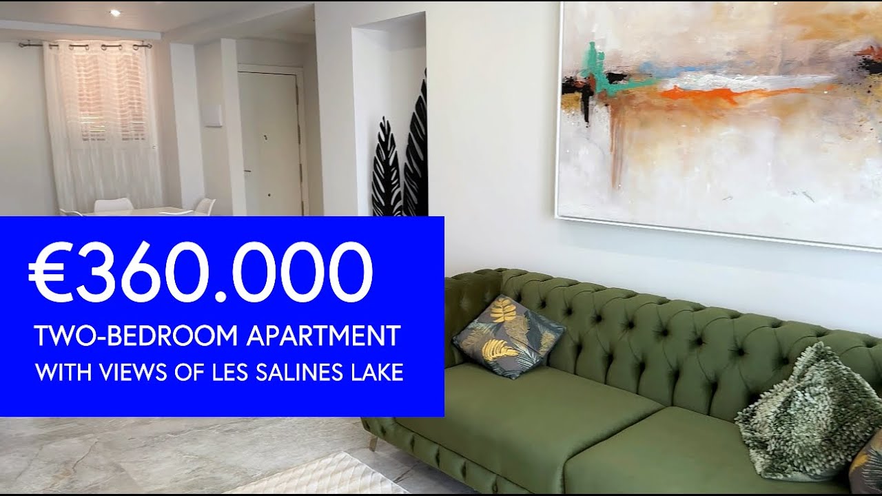 FOR SALE: Top interior apartment with amazing view of Les Salines lake in Calpe, Spain