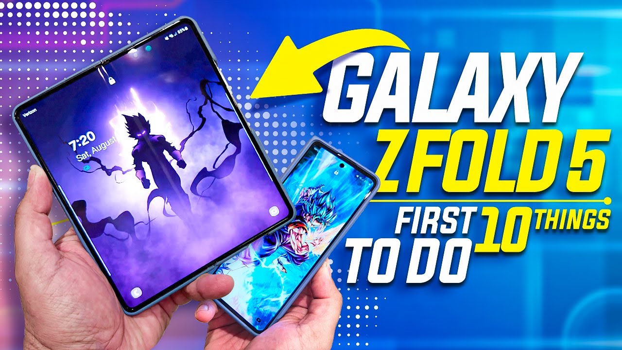 Samsung Galaxy Z Fold 5 Tips And Tricks (One UI 5.1.1 The First 10 Things To Do)