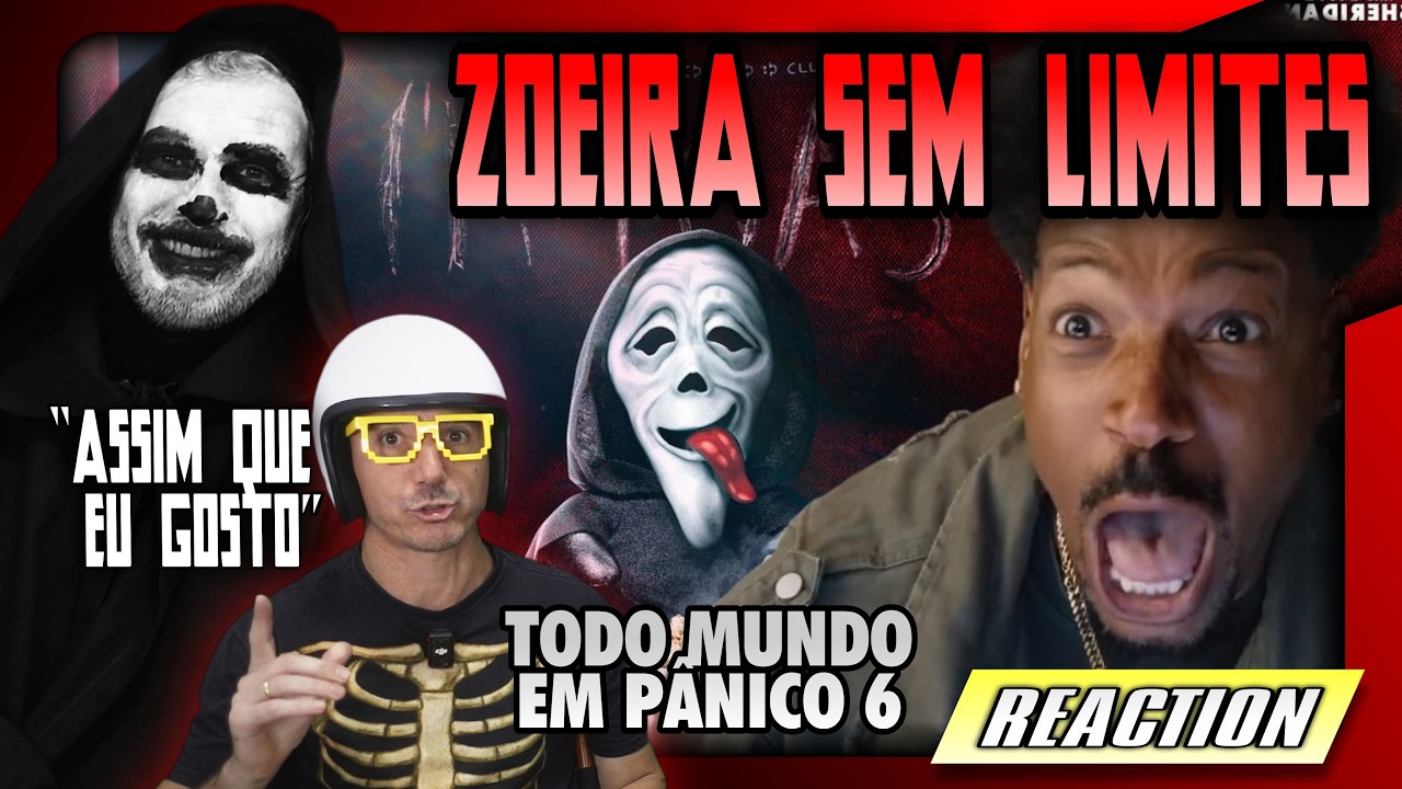 SEM LIMITES E SEM FRESCURA! 🔥🍿 REAGINDO A TODO MUNDO EM PÂNICO 6: A COMÉDIA SALVA? #reaction