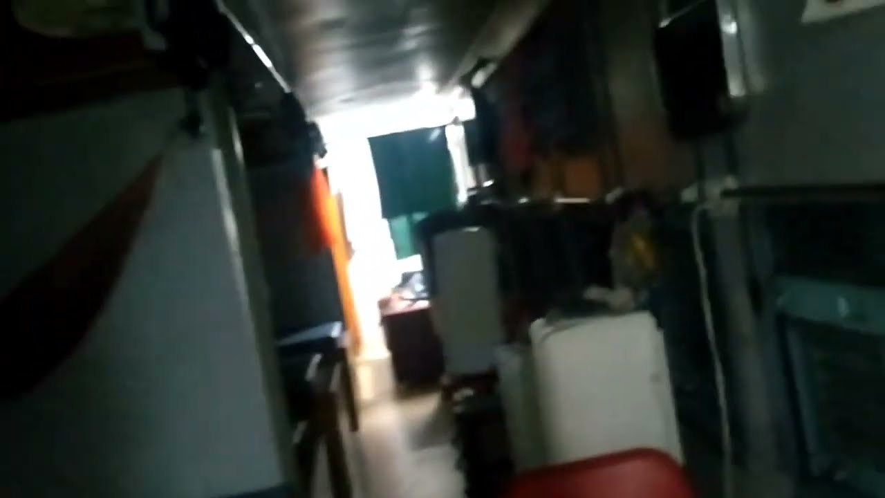 Railway track machine staff camping coach #railway