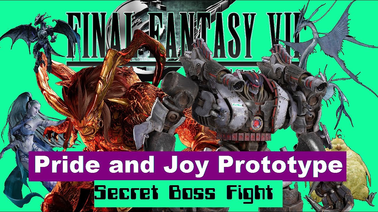 TOP SECRETS | Pride and Joy Prototype  - FINAL FANTASY VII REMAKE (PS4 PRO)
