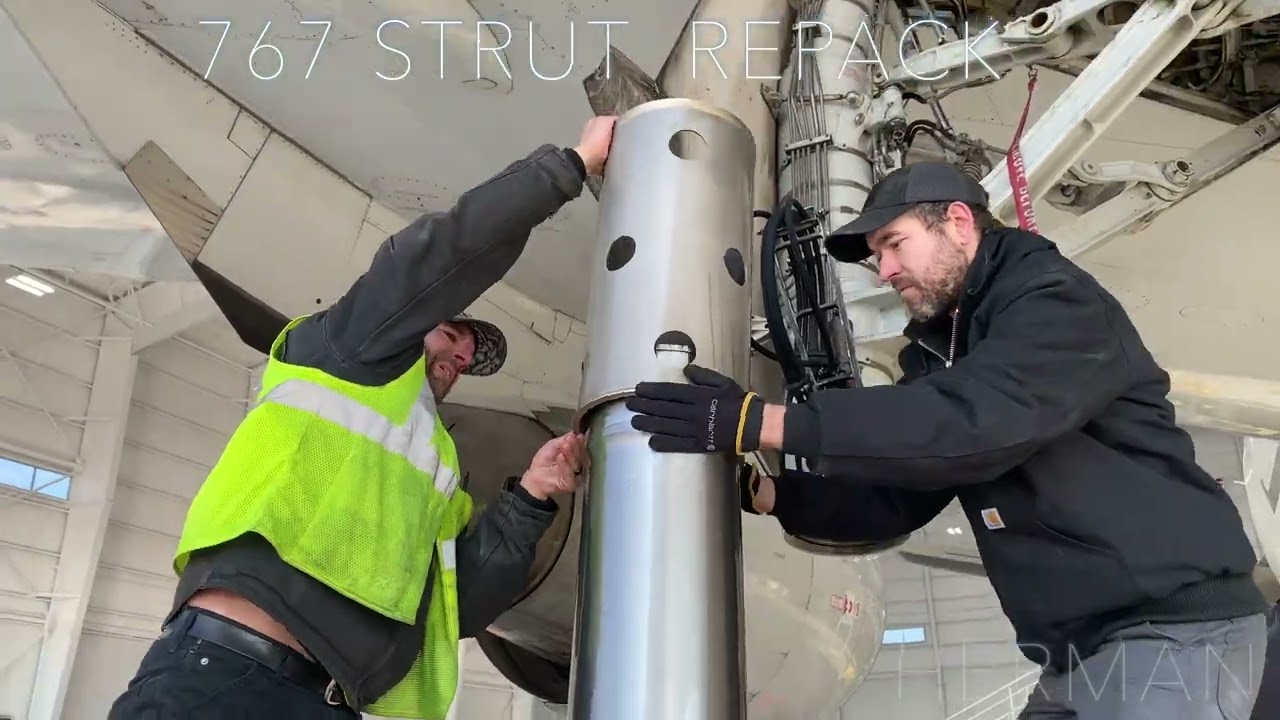 B767 Main Gear Strut Repack