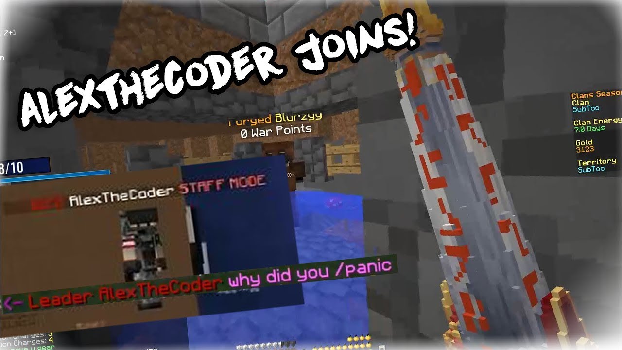 CLANYT IS BACK! | ALEXTHECODER JOINS AFTER I /PANIC! | Mineplex Clans #153