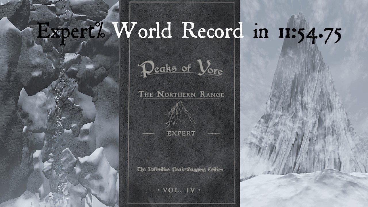 Peaks of Yore Book% (Expert%) speedrun WR in 11:54.75