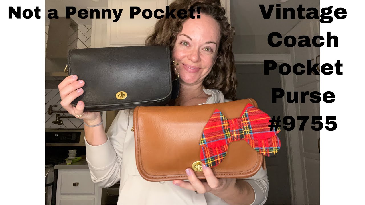 Винтажная сумка Coach Pocket #9755. Разговоры о сумках. Это не карман для монет;)