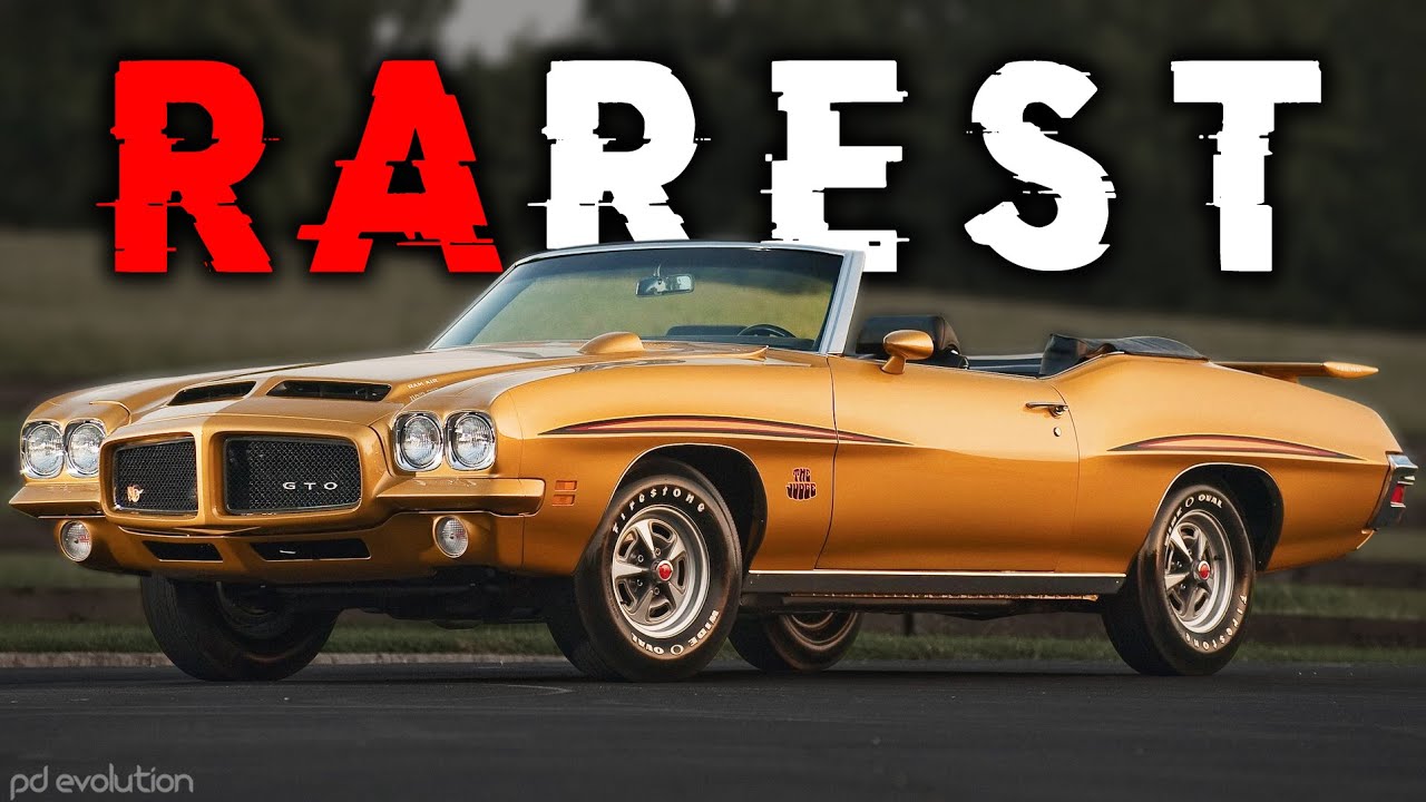 8 Rarest PONTIAC Muscle Cars Ever Made!
