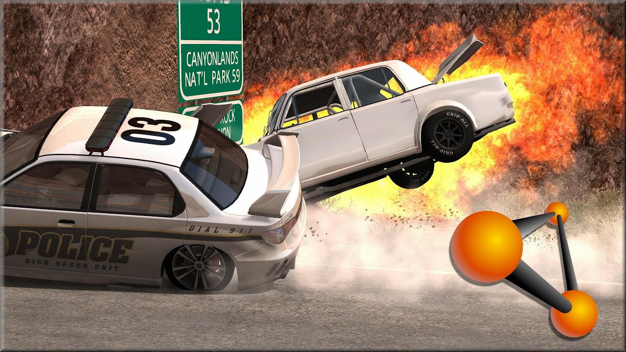 BeamNG Drive Random Vehicle #42 Crash Testing #155 - Insanegaz