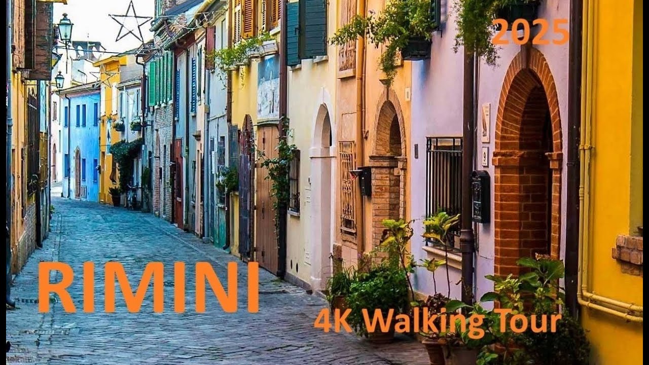 Rimini Walking Tour 4K 60FPS Uncut