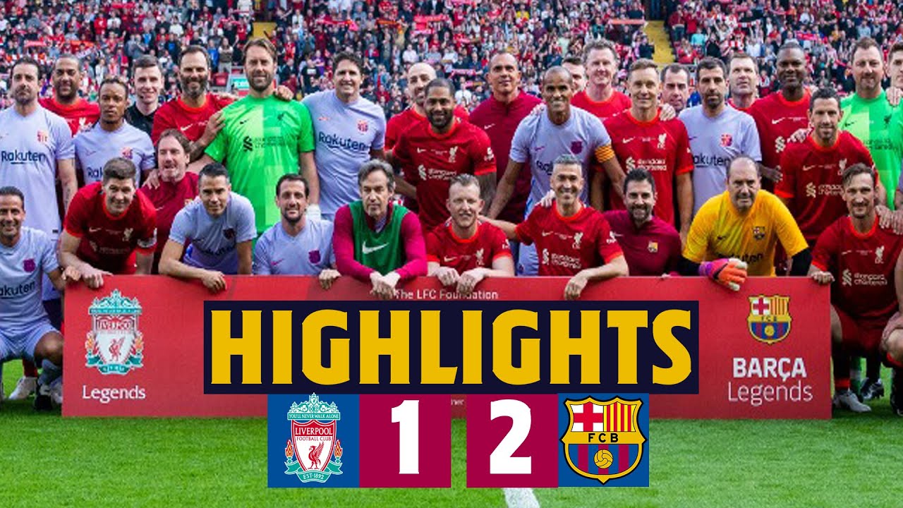 💥⚽ HIGHLIGHTS | LIVERPOOL Legends 1-2 BAR&Ccedil;A Legends