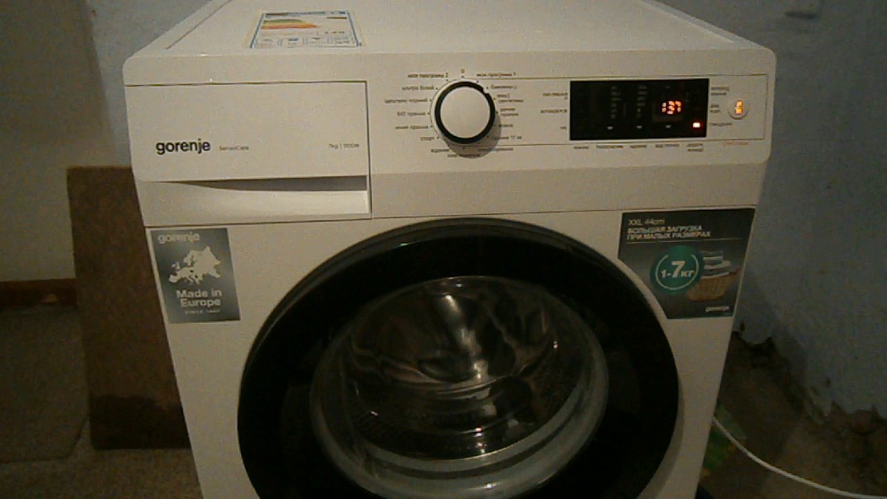 Стиральная машина gorenje w7513/s1 (косяк при самоочищение машинки)
