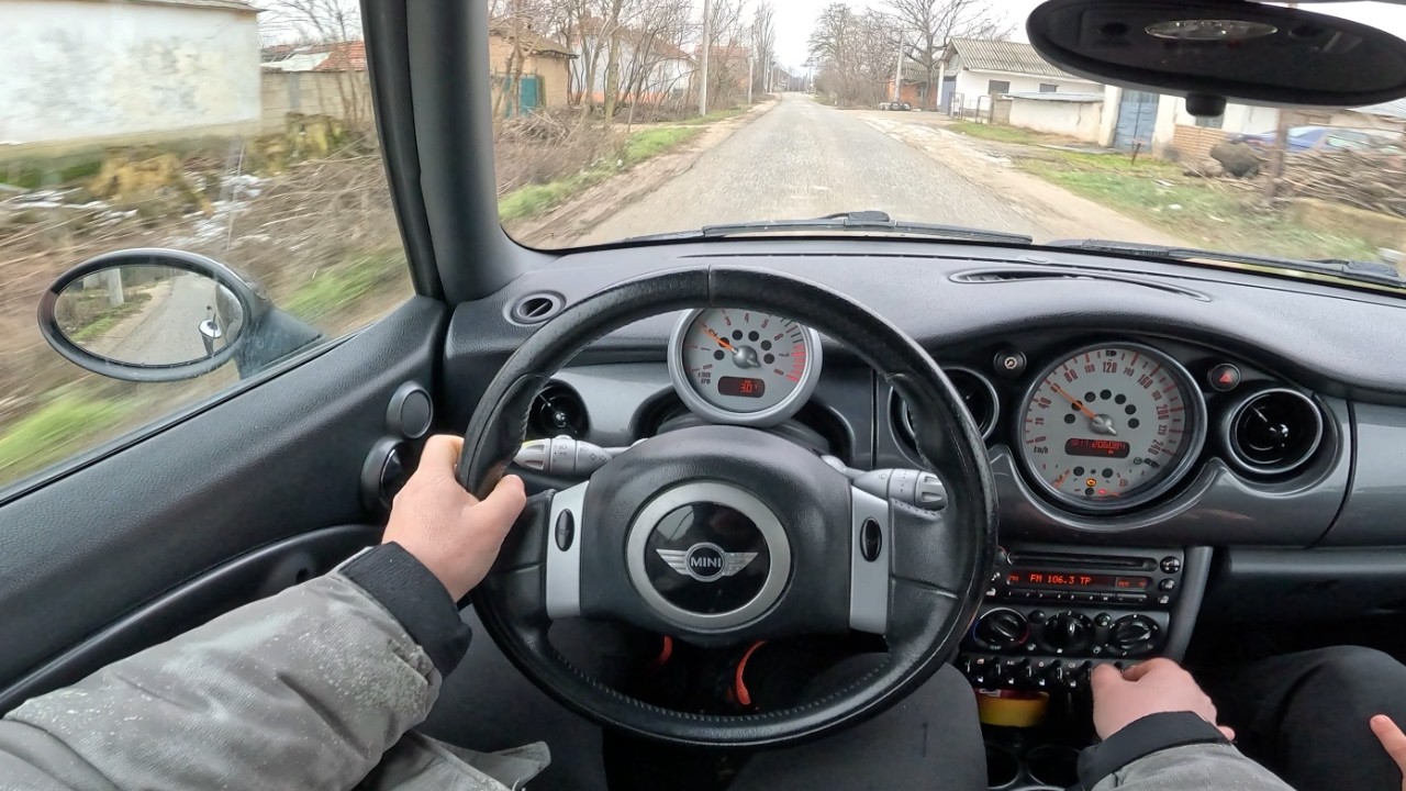 Mini Cooper R52 1.6i [116HP] POV TEST Drive
