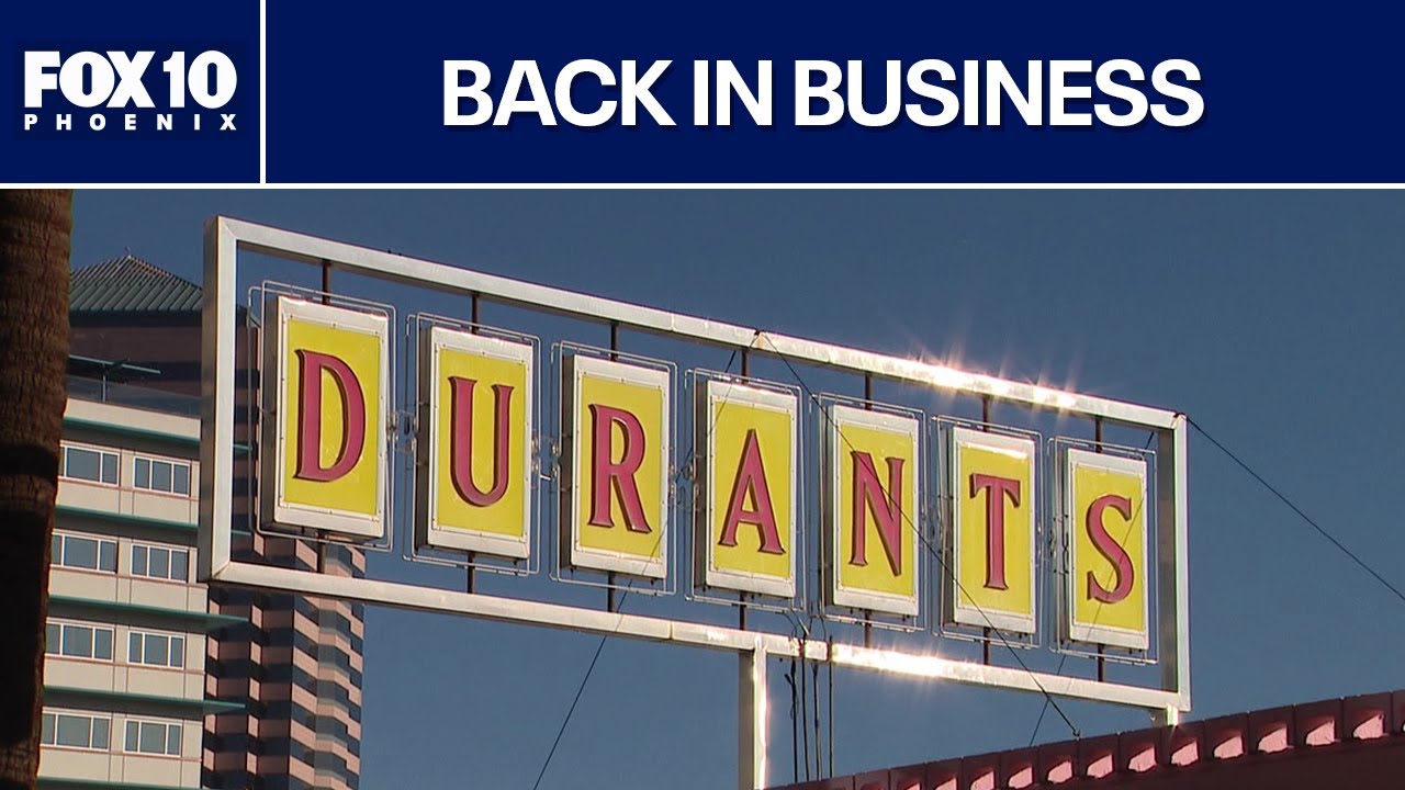 Durant's Steakhouse in Phoenix to reopen after restoration | FOX 10 Phoenix