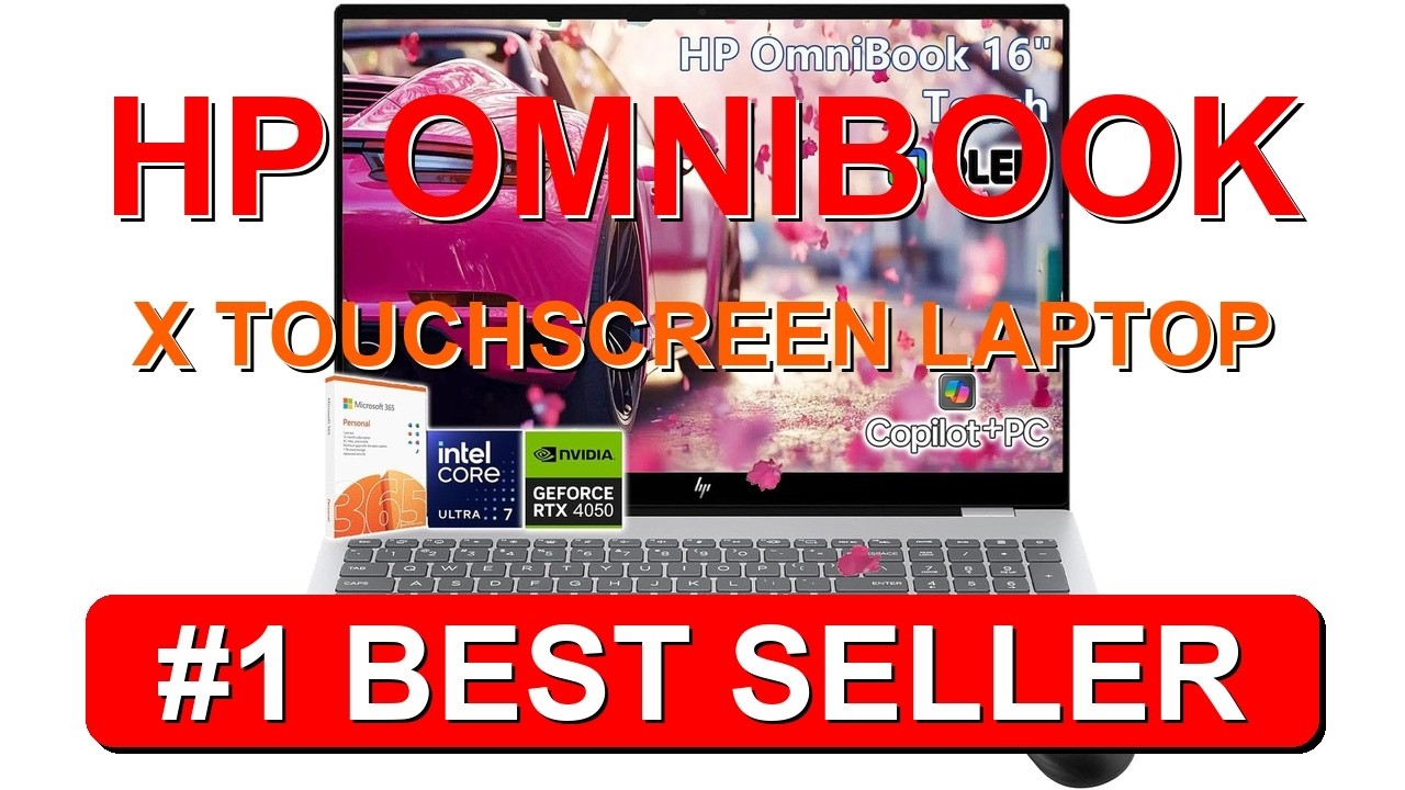 HP OmniBook X Touchscreen Laptop Intel Core Ultra 7 255H - B0F1SX9859