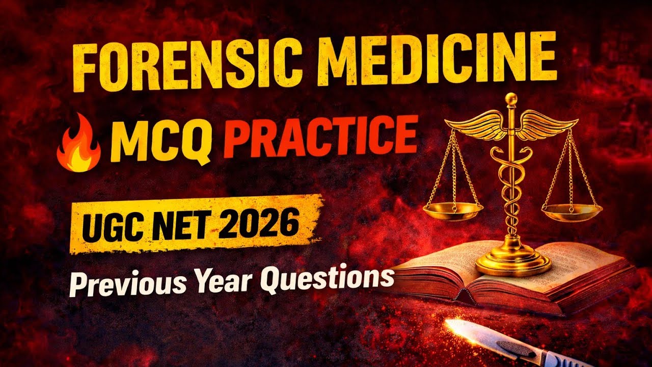 Forensic Medicine PYQs + MCQs | NET JRF Preparation
