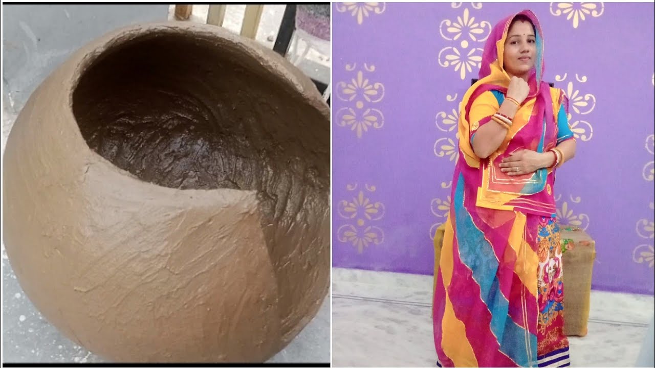 आज मैंने बनाया मटकी का चूल्हा || क्या मुझसे चूल्हा सही बन पाया🤔?