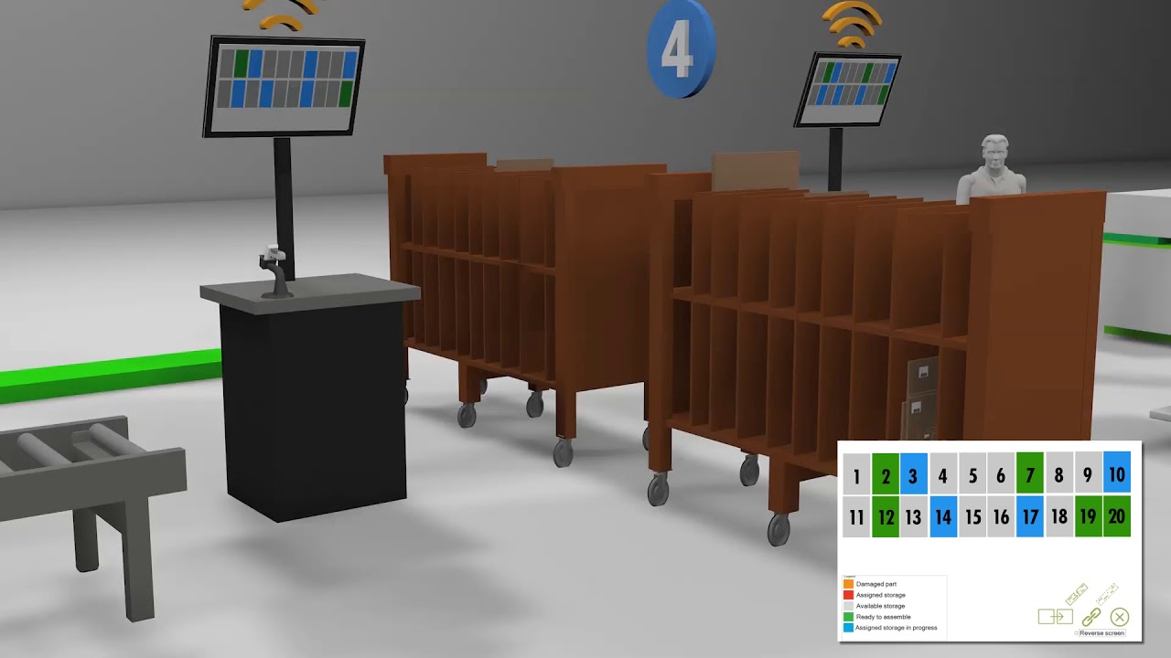 Production Coach Factory Animation