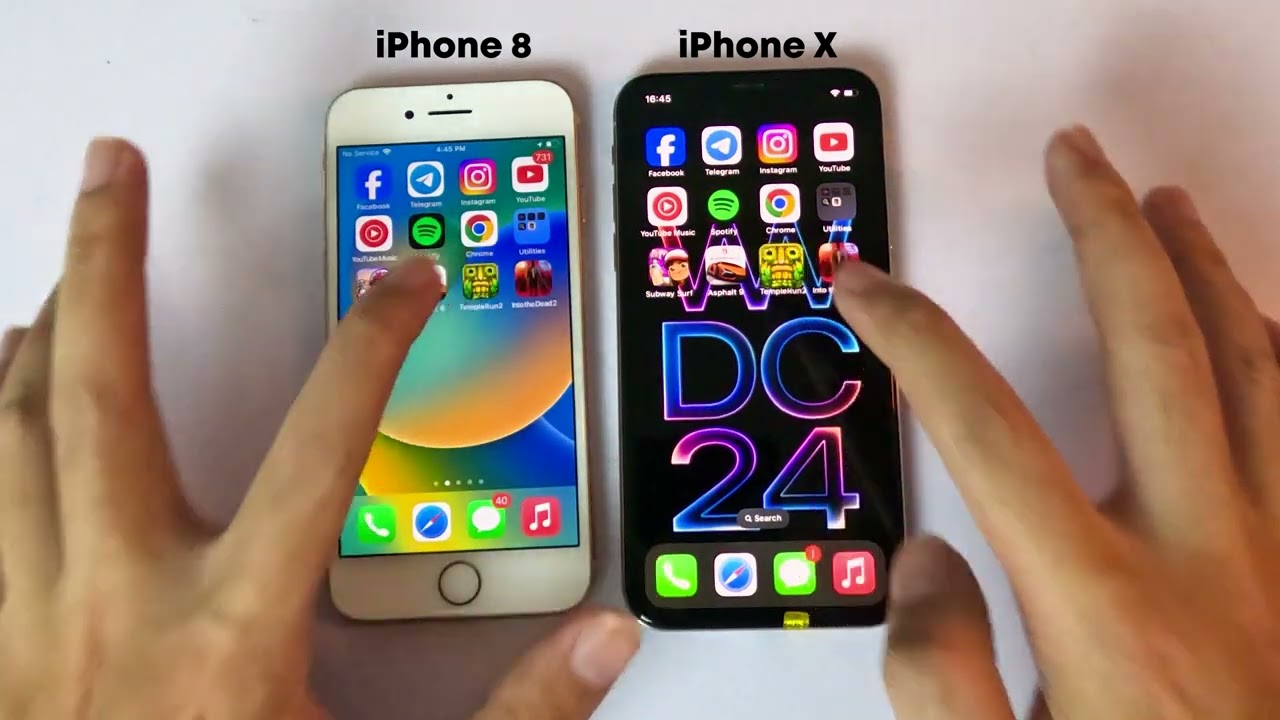 iPhone X Vs iPhone 8 Speed Test in 2024 - How is it??