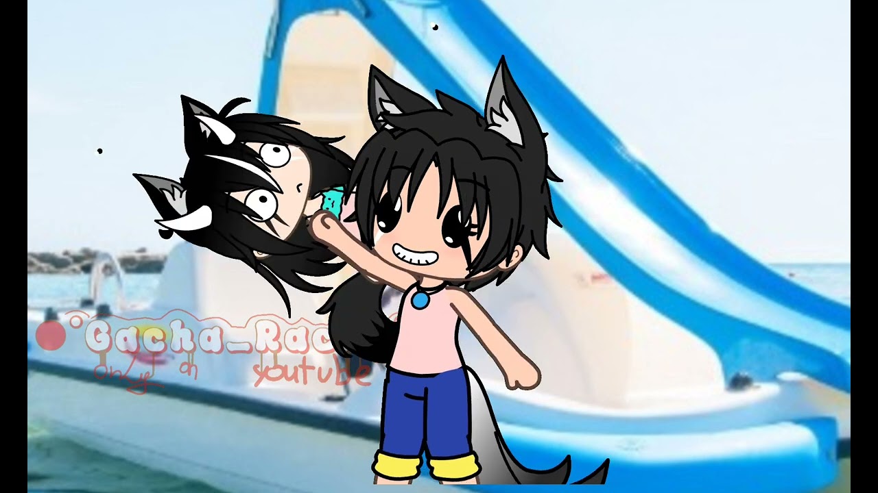 Come ho imparato a nuotare🥲 #gacha €#gachalife #nuotare