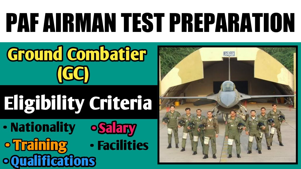 Ground combatiers in pakistan air force | PAF GC information | paf gc work, salary, training, Rank