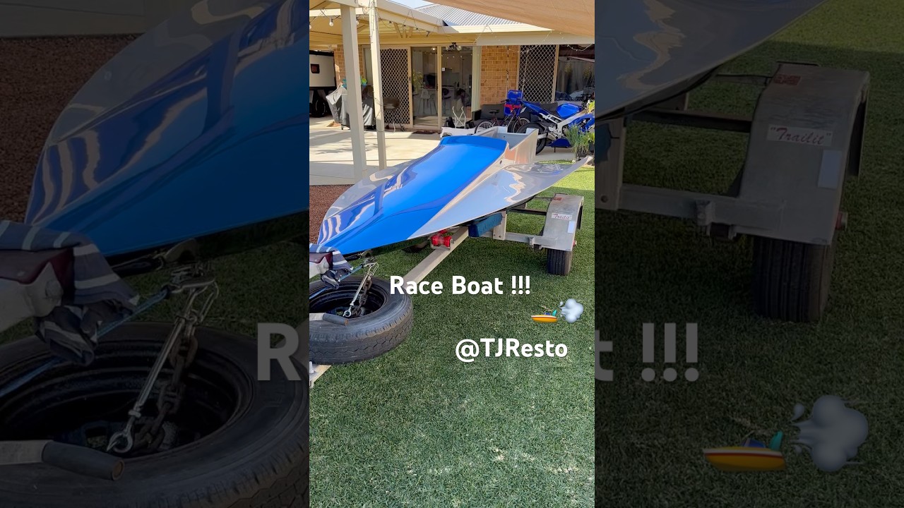 Race Boat drop deck wing boat 