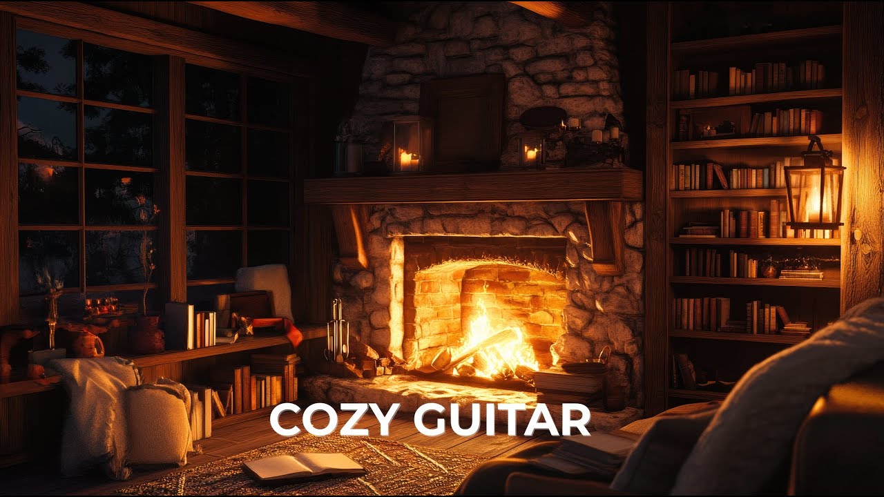 Cozy Cottage Fireplace Ambience – Warm Hearth Glow for Reading, Writing, and Deep Focus