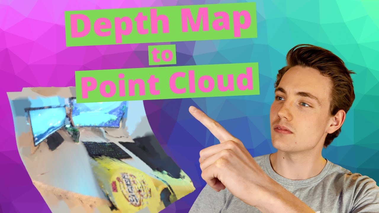 Create Depth Maps and Point Clouds from a Single Image
