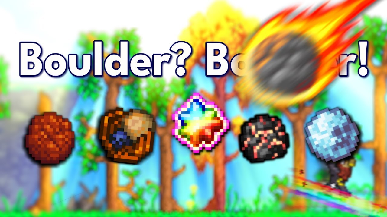 Exploring the Potential of Terraria's New Boulders in 1.4.5 (They are amazing!)