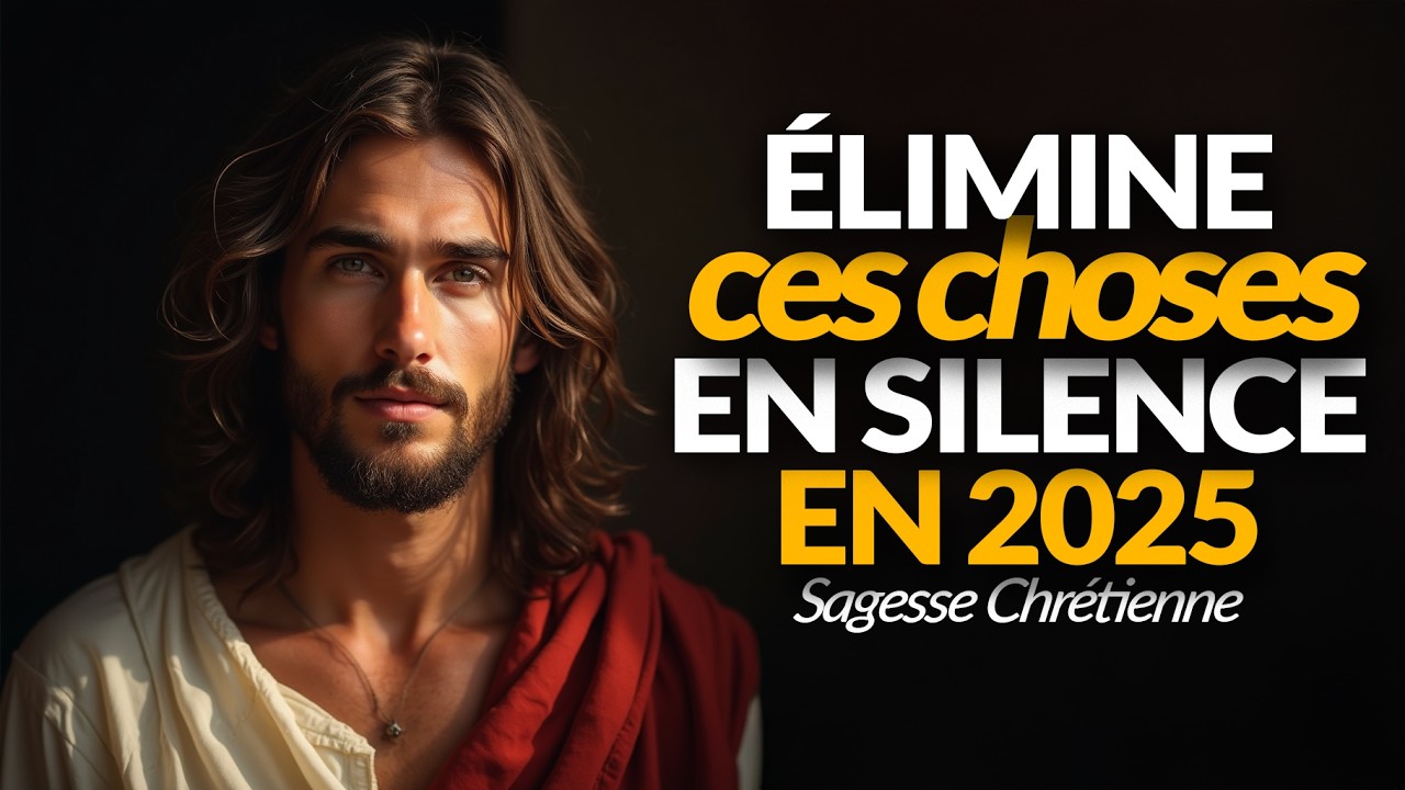9 CHOSES QUE VOUS DEVREZ ÉLIMINER SILENCIEUSEMENT DE VOTRE VIE EN 2025 | SAGESSE CHRÉTIENNE