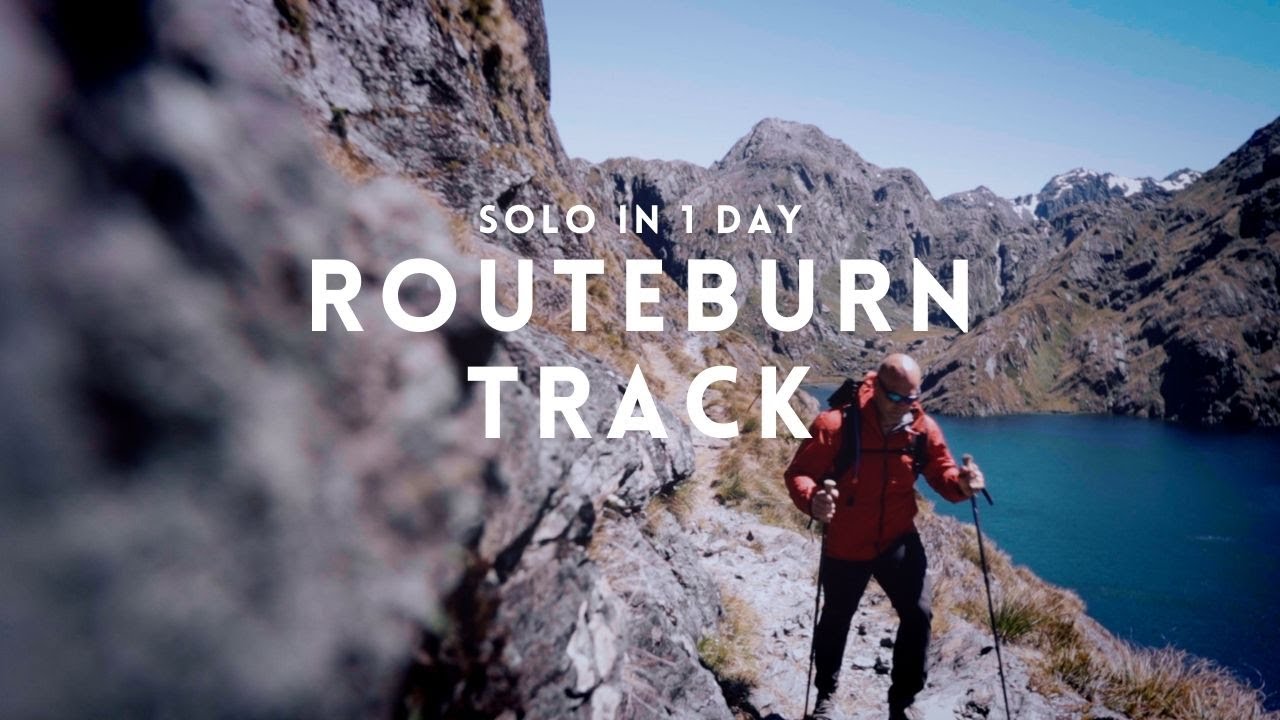 Solo Hiking the Routeburn Track in 1 Day - New Zealand Great Walk (Silent Hiking Video)