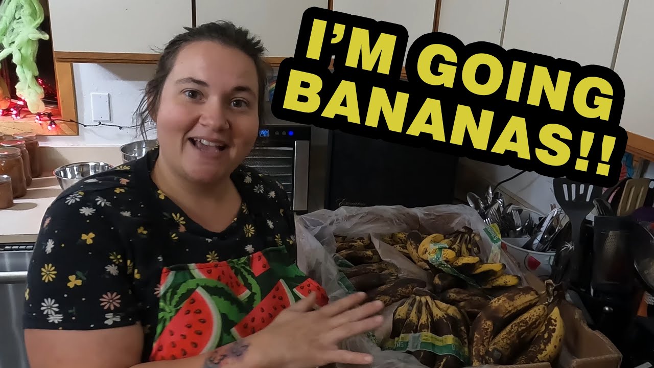 Preserving A WHOLE Case of Bananas! How do I do it??!!