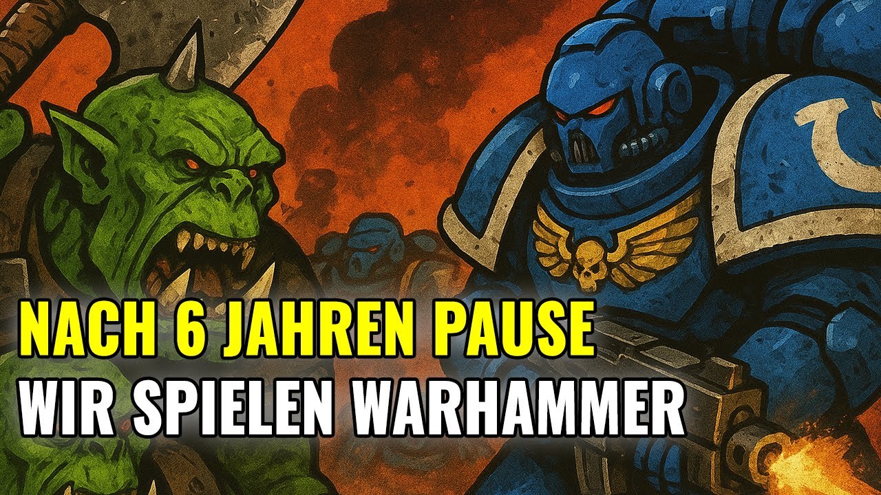 Rückfall ins 41. Jahrtausend? Wir spielen Warhammer. (VLOG)