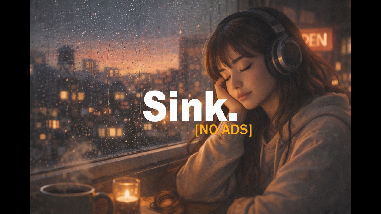 lo-fi to disappear into 🌫️ | slow static & soft rain | study / sleep / chill