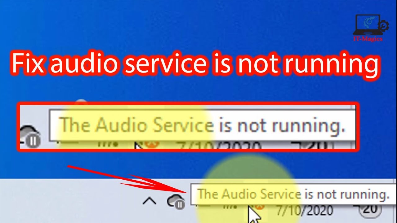 Аудиослужба не работает в Windows 10