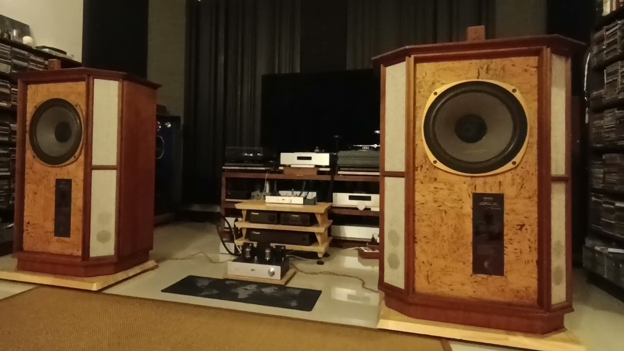 TANNOY GRF MEMORY driven by 6L6 tube amp. #tannoy #tubeamp