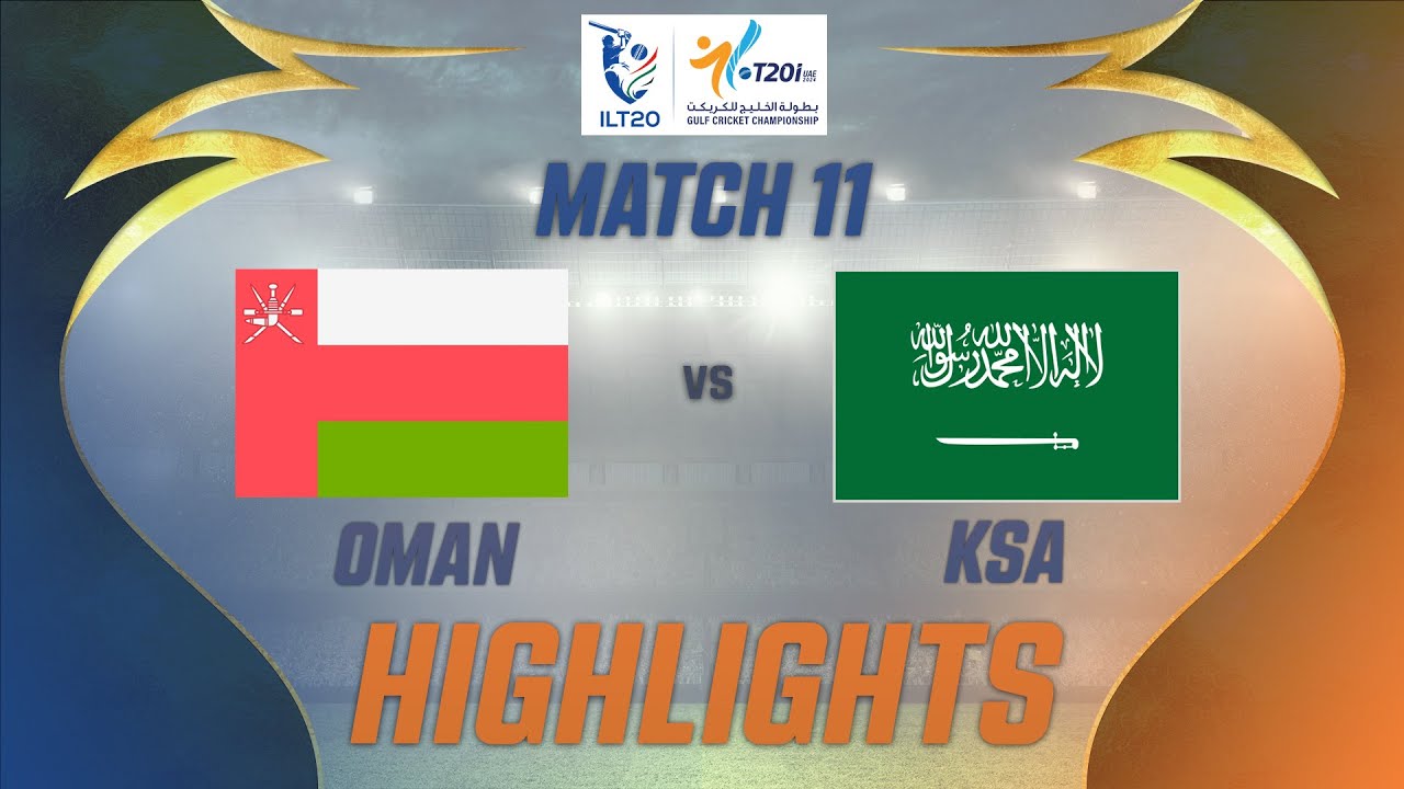 Highlights - Match # 11 | Saudi Arabia vs Oman | ILT20 Men's Gulf Cricket Championship