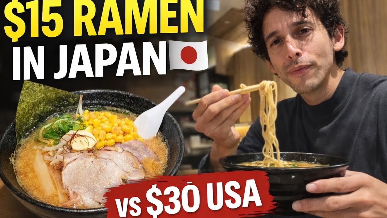 $15 Airport Ramen in Japan 🇯🇵 (Better Than $30 in the U.S.)