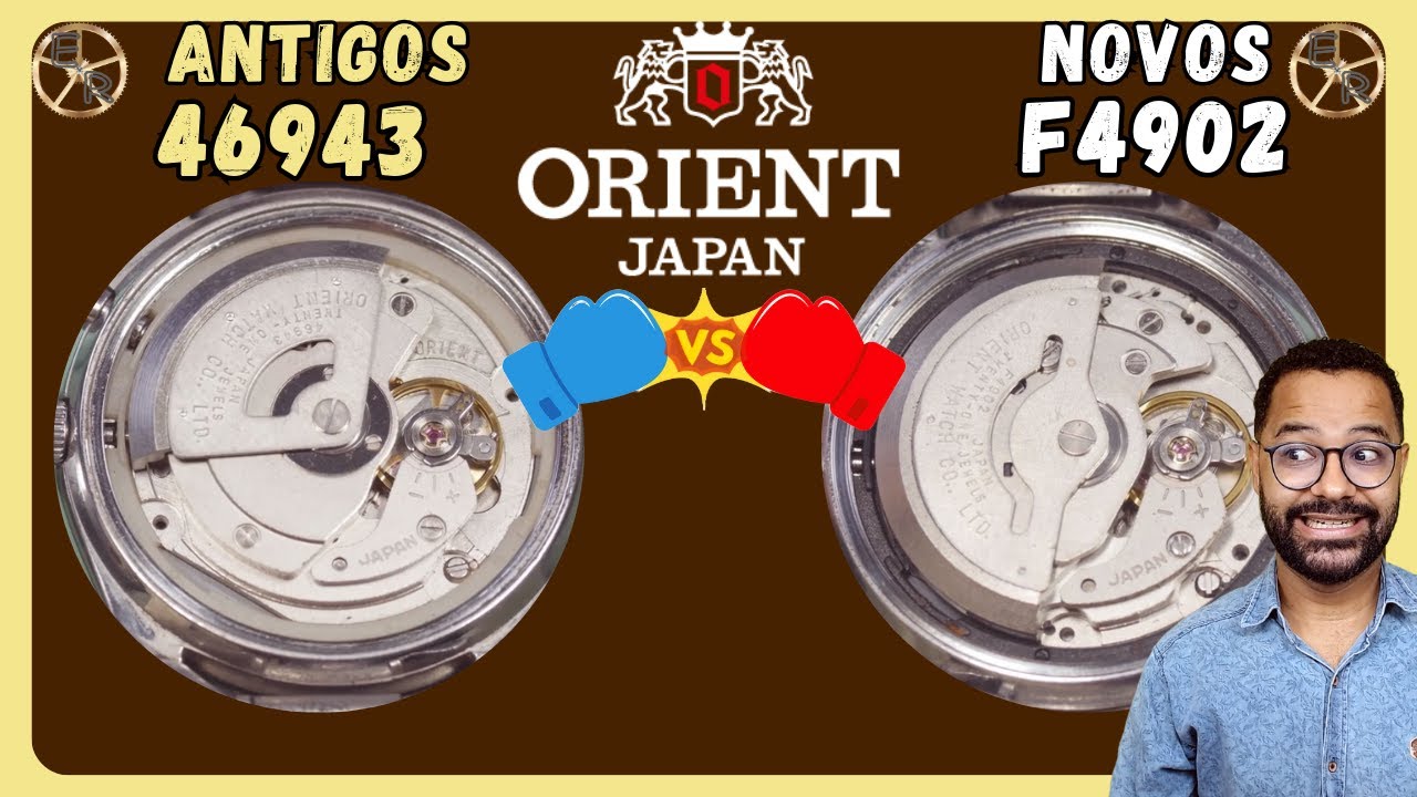 46943 ou f4902 Orient calibres novos , qual é melhor? comparação técnica Ezequias Relojoeiro
