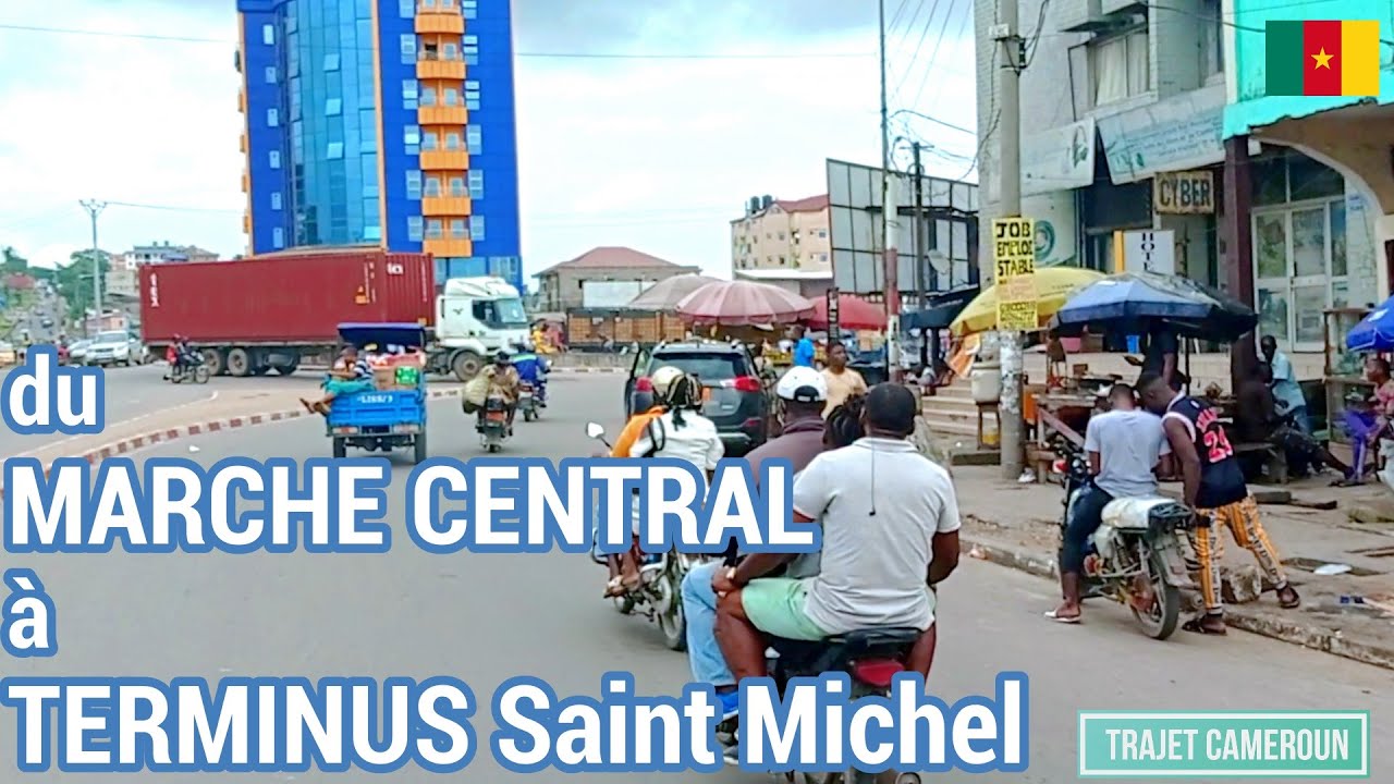 (Douala - Cameroun) Du Marché Central à Terminus Saint Michel - Trajet Cameroun