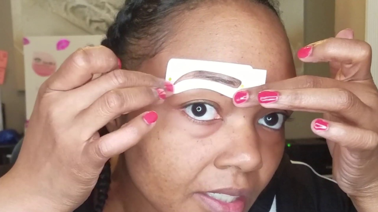 Brow Stencils from Amazon l #mzindigoblue