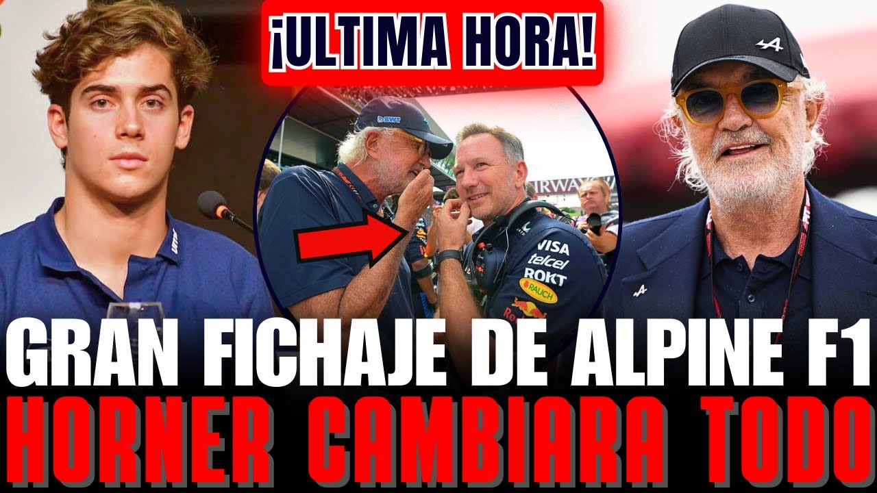 💣 ¡BOMBAZO! CHRISTIAN HORNER ya NEGOCIA con ALPINE F1 y FRANCO COLAPINTO será BENEFICIADO
